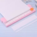 Miniatyrbild 3 av 5: ##/Mini A4-papperskärare, blå, med säkerhet, för standardpappersklippning,##/