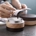 Miniatyrbillede 1 af 5: 1 stk - Original design udendørs askebæger, askebæger med lukket låg til