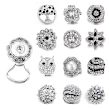 Miniatyrbillede 2 af 4: Diamantbrosche + 13 Knapper, Magnetisk Brilleholder Brosche til w