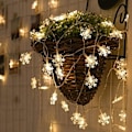 Miniatyrbild 5 av 6: ##/LED-snöflingeljus, LED-snöflingeljus, vinterjul, skapar en trevlig atmosfär##/
