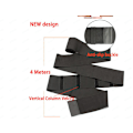 Miniatyrbillede 5 af 6: ##/Wrap Waist Trainer til Kvinder Wrap Waist Træningsbånd Sports Korset Sort##/