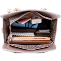 Miniatyrbild 2 av 6: ##/（4-pack）Damer PU-läder Handväska Topphandtag Väska Messenger Väska##/