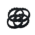 Miniatyrbilde 1 av 5: 4 stk. dekk for IROBOT ROOMBA robotstøvsuger hjul serie 500 600 700 800 I7 S9 Irobot hjul reservedeler