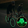 Miniatyrbillede 4 af 5: /#/Fluorescerende Dækventilhætte(Grøn), 8PCS Lysende Universal Støv/#/