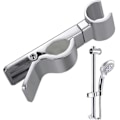 Miniatyrbillede 1 af 5: 18-25mm Universal Brusehovedholder Udskiftning Brusehovedholder Beslag ABS Krom Ingen Boring Justerbar