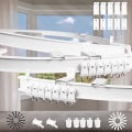 Miniatyrbilde 2 av 5: Fleksibel Gardinstang, 2 Meter Utvidbar Gardinstang, Gardinstang