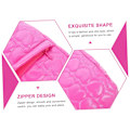 Miniatyrbilde 2 av 5: ##/Neglepute håndstøtte, vaskbar, PU-lær, avtakbar, rosa##/