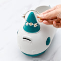 Miniatyrbilde 2 av 5: ##/Grå barnesparebøsse pennholder##/