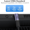 Miniatyrbild 4 av 5: USB-C 90 Graders Adapter (2-pack), USB-C Han till USB-C Hon