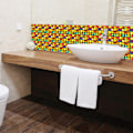 Miniatyrbilde 3 av 6: ##/Flisbelegg mosaikkfliser i et sett med 10##/