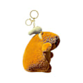 Miniatyrbillede 1 af 5: Capybara Plys Nøglering Legetøj Udstoppede Dyr Vedhæng Dyre Charm Nøgleorganisator Børn Voksne Rygsæktilbehør E