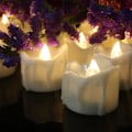 Pikkukuva 5 / 5: 12 Flameless LED-kynttilää Teekuppivalot Sähkövalaistus Hääjuhlaan
