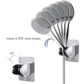Miniatyrbillede 3 af 5: Universal Bruseshovedholder, 2 Dele, Ingen Boring, Justerbar