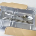 Miniatyrbillede 2 af 3: ##/Gul 304 Rustfrit Stål Bærbar Madkasse Isoleret##/