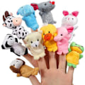 Miniatyrbild 3 av 5: ##/10-delad uppsättning babyfingerdockor fingerdockor##/