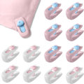 Miniatyrbilde 1 av 5: 12 Stykker Dyne Klips (Hvit og Rosa), Sklisikre Dynetrekk Klips
