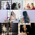 Miniatyrbilde 4 av 5: Speilbelysning, 20 Hollywood-pærer Dimmbare LED-lyssett Lampe for