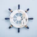 ##/Väggdekoration ratt trä nautisk maritim väggdekoration##/