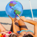 Miniatyrbilde 2 av 5: 16 Tommers Oppblåsbar Globus Oppblåsbar Jordklode Strandball Globus