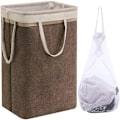 Miniatyrbilde 2 av 4: Stor Vaskkurv 60 x 41 x 31 cm, Foldbar Vaskpose med Tauhåndtak