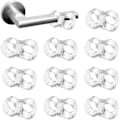 Miniatyrbilde 2 av 5: Dørstoppere 10 stk (Transparent) PVC Dørhåndtak Stopper Do