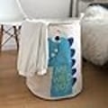 Miniatyrbilde 4 av 6: ##/Bomullslin-kurv, sammenleggbar oppbevaringskurv, oppbevaringskurv leketøyorganisator##/