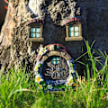 Miniatyrbilde 2 av 5: Brun dekorasjon for trestamme, alvenes hus, alver, feer,