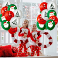 Pikkukuva 4 / 5: ##/Jouluilmapallot 100 kpl Merry Xmas -juhlatyynyjä Latex##/