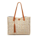 Miniatyrbild 1 av 6: ##/Axelremsväska Damväska Halmvävd Crossbody Bohemia Handväskor##/