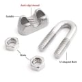 Miniatyrbilde 3 av 5: Wire Rope Clip Kabelklemme 304 Rustfritt Stål U-Bolt Sal Fas