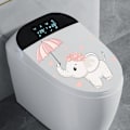 Pikkukuva 2 / 5: Elefanttitarrat, Hauska Seinätarra WC:hen, Kylpyhuoneeseen, Keittiöön