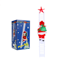 Miniatyrbild 1 av 5: ##/Elektrisk tomte leksak, vit stege klättrare, julklapp##/