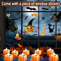 Pikkukuva 2 / 5: ##/12 kpl Halloween-kurpitsalyhtyjä (liekittömiä teekuumeita), lepakko##/