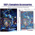 Miniatyrbild 3 av 5: ##/DIY 5D Diamantmålning Kit Full Diamant - 30x40cm (Slott)##/