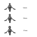 Miniatyrbilde 3 av 4: Bil Auto Rund Luftuttak Justerbar 360-graders Rotasjon Y-s