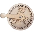 Miniatyrbilde 2 av 5: DIY Busy Board Deler Svinghjul Tidlig Utdannende Treleker for