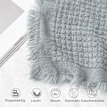 Miniatyrbilde 4 av 5: ##/Grå sofa teppe sjal sengeteppe kontor lur teppe##/