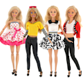 Pikkukuva 2 / 5: Barbie-muotiasu, 4 osaa, 4 nukken lisävarustetta, lapsille