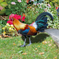 Miniatyrbillede 5 af 6: ##/2 Haner Dekorative Akryl Dyr Have Ornament##/