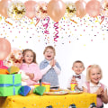 Miniatyrbilde 3 av 5: Rosegull Konfettisballonger, 40 stk 12 tommers Latexfestballonger for