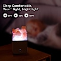 Miniatyrbilde 5 av 6: ##/Hvit projektor saltlampe nattlys 2 i 1##/