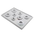 Miniatyrbillede 4 af 5: Armbåndsdesignplade Flocked Bead Board Armbånds Bead Smykker O