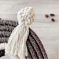Miniatyrbillede 4 af 5: Makramé - Makramé Vægtæppe - Håndlavet - Søde Dyr - Børnefødselsdags Vægdekoration
