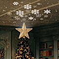 Miniatyrbillede 4 af 5: ##/Juletræstop med indbygget LED-snefnugsprojektorlys##/