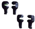 Svarta 4-pack bilhuvudstödshängare