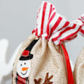 Miniatyrbillede 5 af 5: ##/3 x Små Juleposer (18x30CM) - Julegaveposer med Træk snor##/