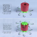 Miniatyrbild 3 av 4: Fiskkrok Flap Hook Explosion Hook Sleeve Fiskkrok Dish Hook Cla