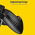 Miniatyrbillede 5 af 5: MEMO AK77 Spil Trigger Telefonkøler Blæser Spilcontroller Pubg Controller med Blæser Pubg Mobil Trigger Joystick (1200MAh)