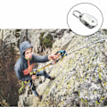 Miniatyrbillede 5 af 5: 2 stk. Trækhjul, Kabel Løftetræk, Dobbelt Fast Træk, Stål