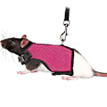 Miniatyrbild 4 av 6: ## 2 Selar för Kaniner Marsvin Smådjur med Elastisk Koppel Mjuk Väst för Promenader ##